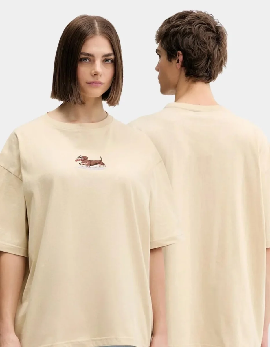 Camiseta KAOTIKO DACHSHUND - Ivory - Imagen 4