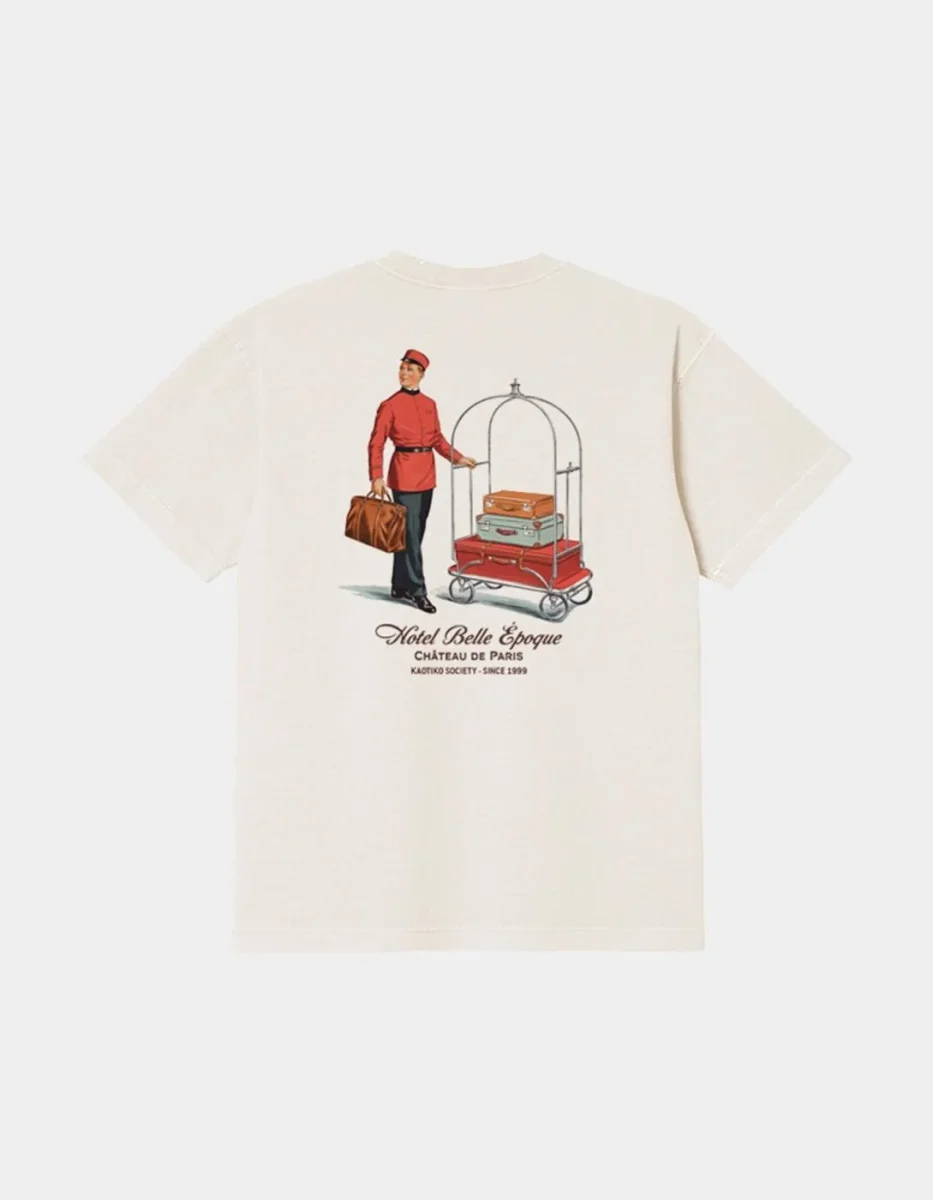 Camiseta KAOTIKO REGULAR GARLAND - Ivory - Imagen 5