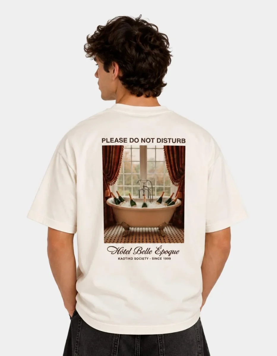 Camiseta KAOTIKO REGULAR NO DISTURB - Tobacco - Imagen 2