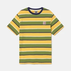 Camiseta KAOTIKO STRIPES ISLAND - Yellow/Green