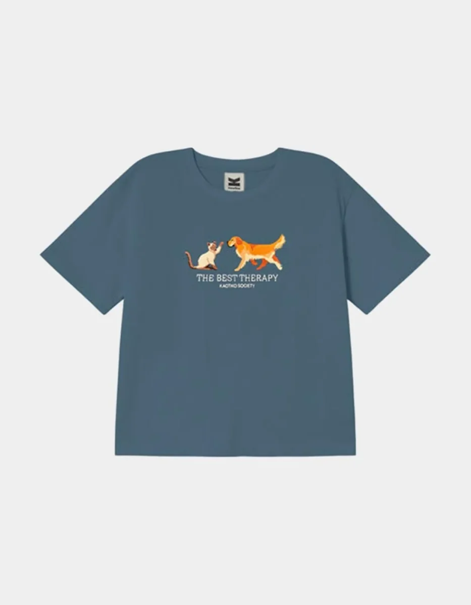 Camiseta KAOTIKO THE BEST THERAPY - Navy - Imagen 2