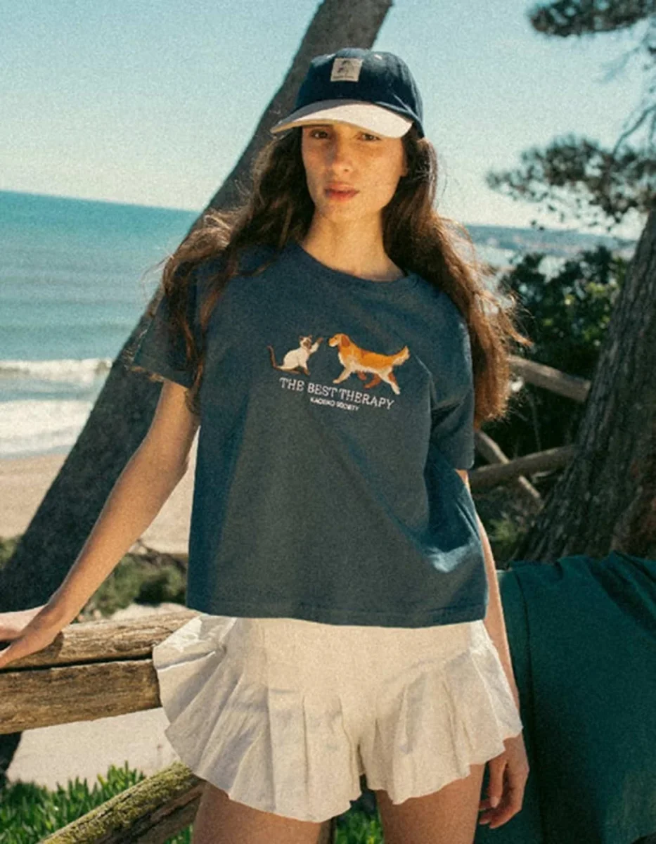 Camiseta KAOTIKO THE BEST THERAPY - Navy - Imagen 5