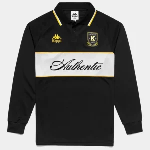 Camiseta KAPPA AUTHENTIC ODRAN - Black/Yellow Spectra/Wh