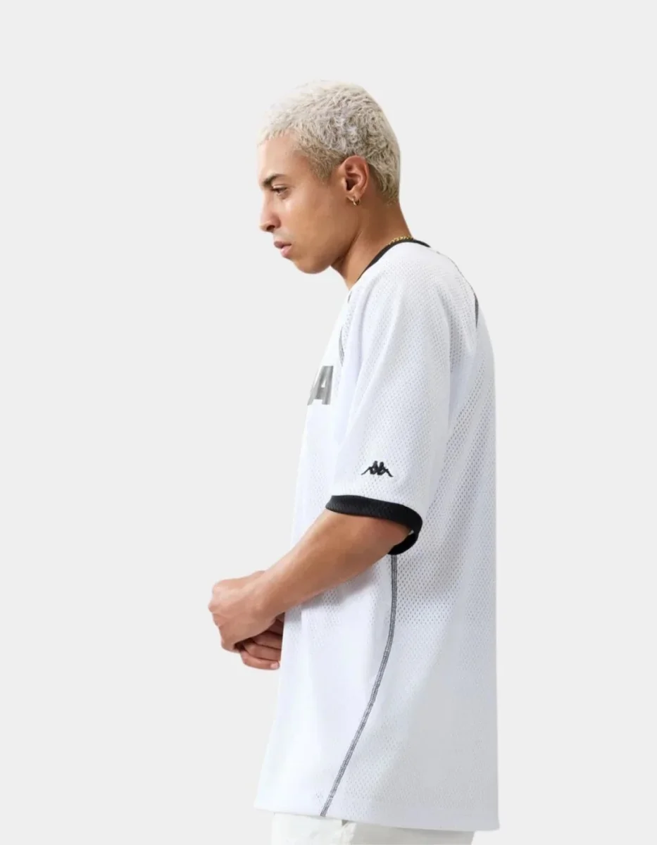 Camiseta KAPPA AUTHENTIC SANSO - White/Black - Imagen 4