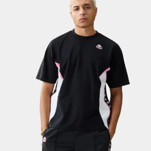 Camiseta KAPPA BANDA SKYLER - Black/Pink Prism/White