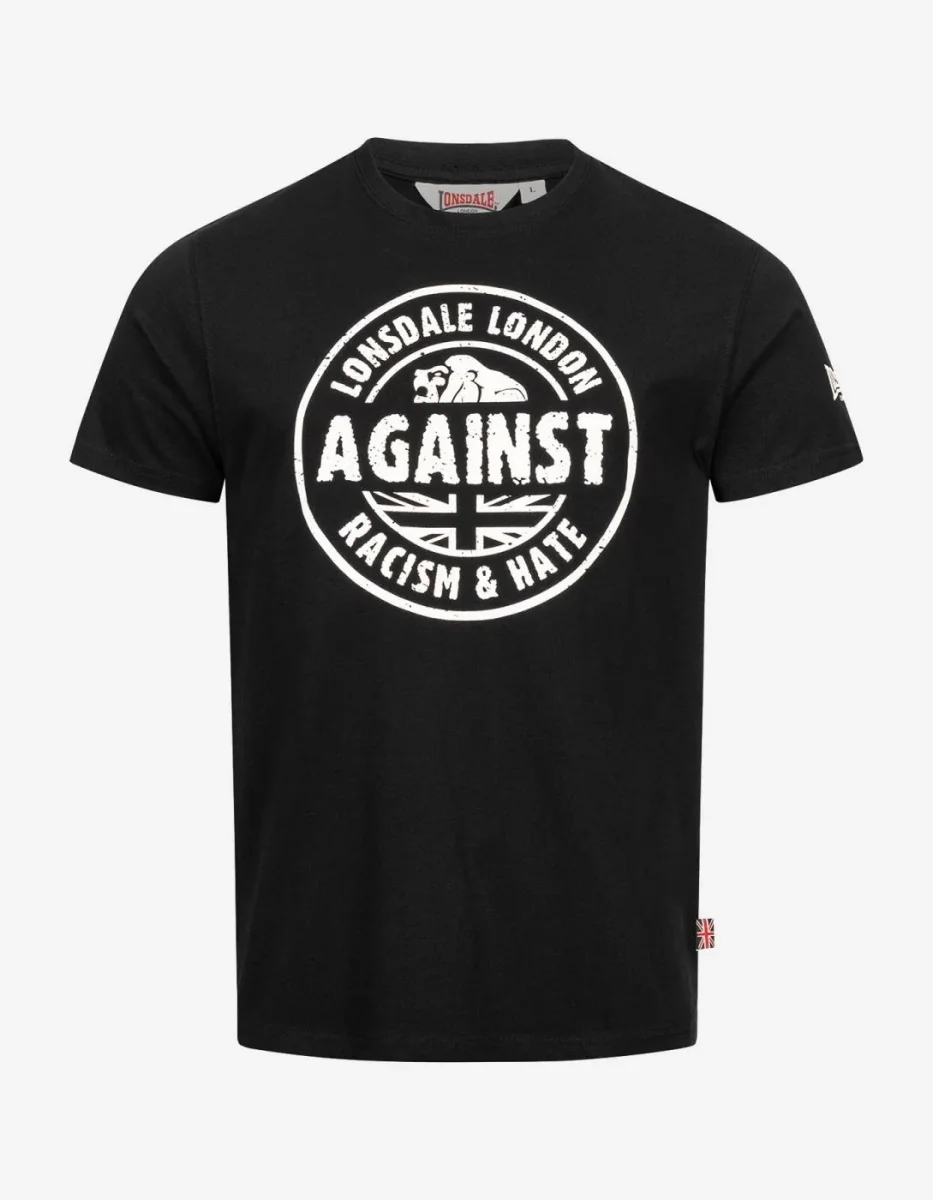 Camiseta LONSDALE AGAINST RACISM - Black - Imagen 6