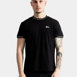 Camiseta LONSDALE CUFFLEY - Black/Ecru