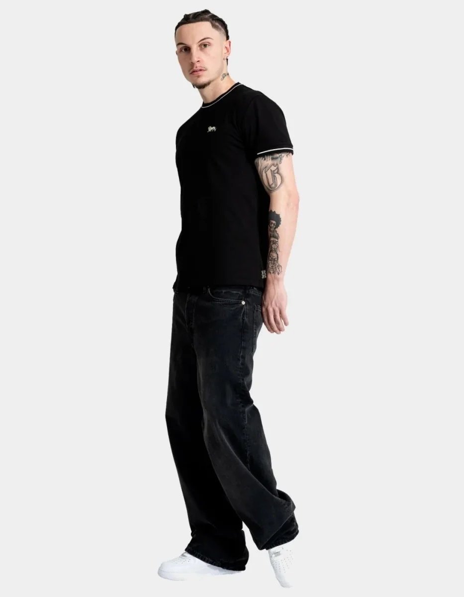 Camiseta LONSDALE CUFFLEY - Black/Ecru - Imagen 4
