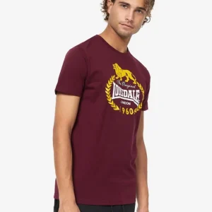 Camiseta LONSDALE ECCLAW - Oxblood