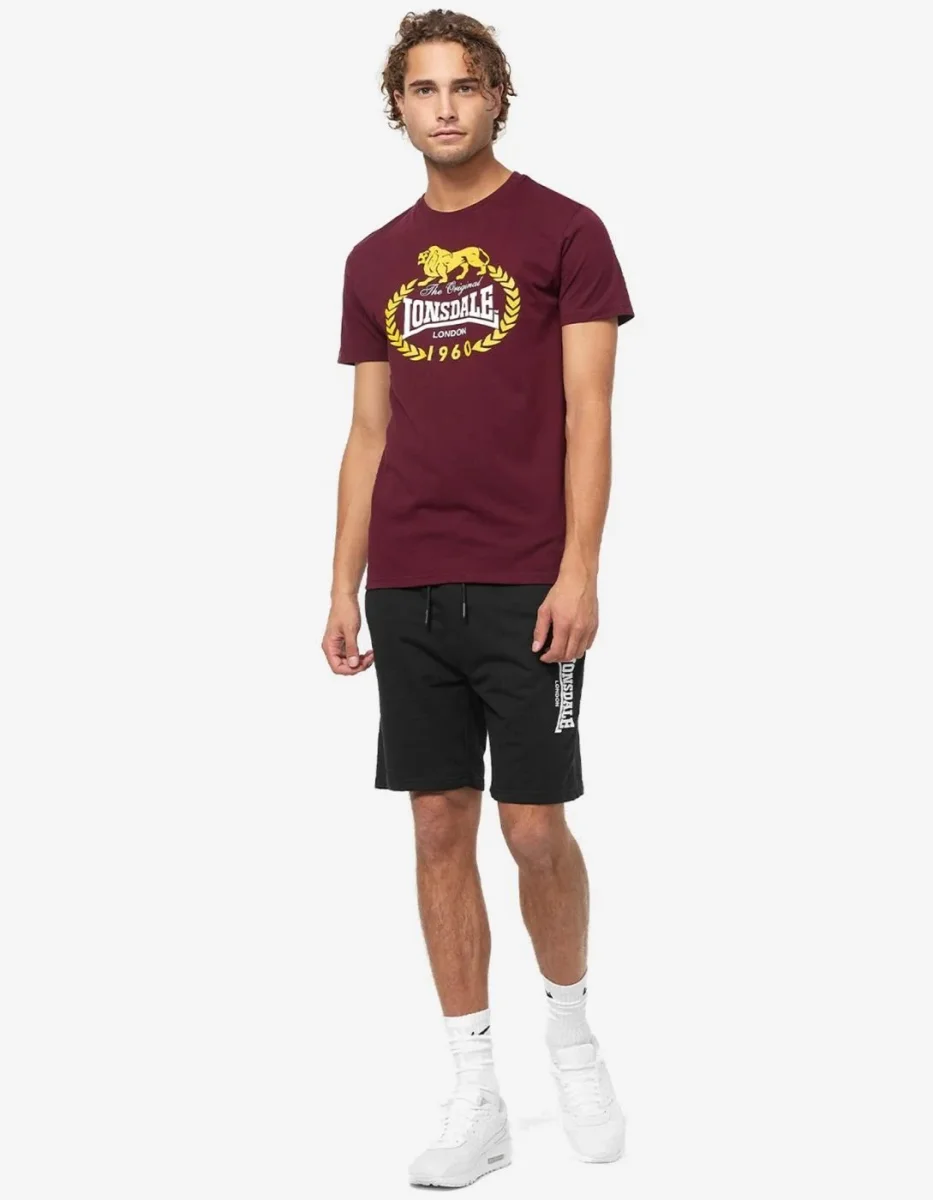 Camiseta LONSDALE ECCLAW - Oxblood - Imagen 5