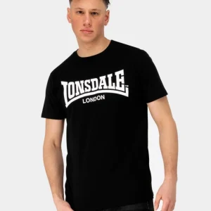 Camiseta LONSDALE FULWOOD - Black/White