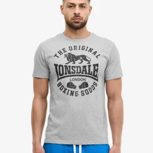 Camiseta LONSDALE GRINTON - Marl Grey/Black