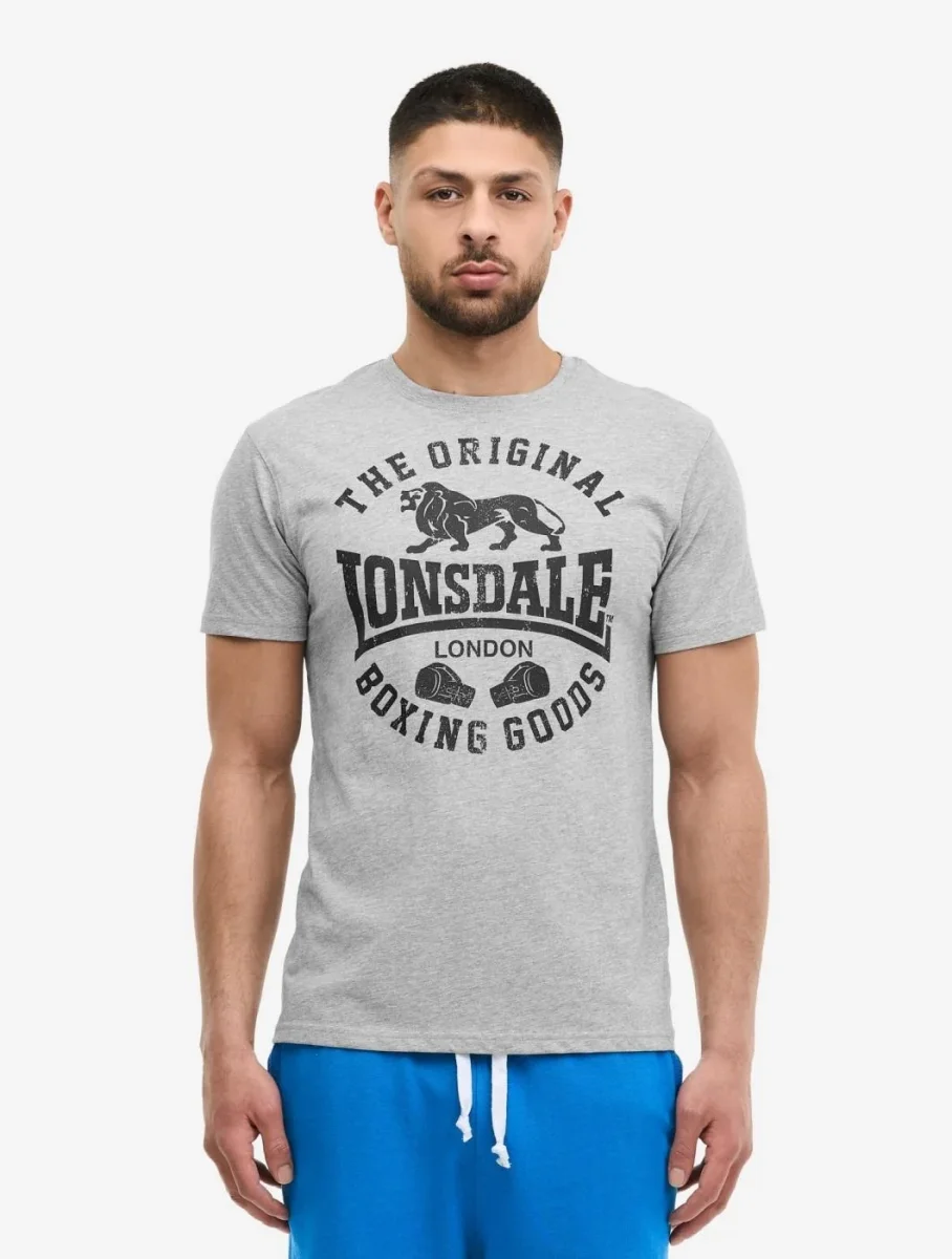 Camiseta LONSDALE GRINTON - Marl Grey/Black - Imagen 2