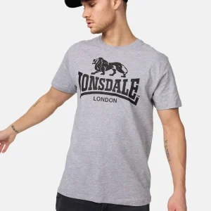 Camiseta LONSDALE LOGO - Marl Grey