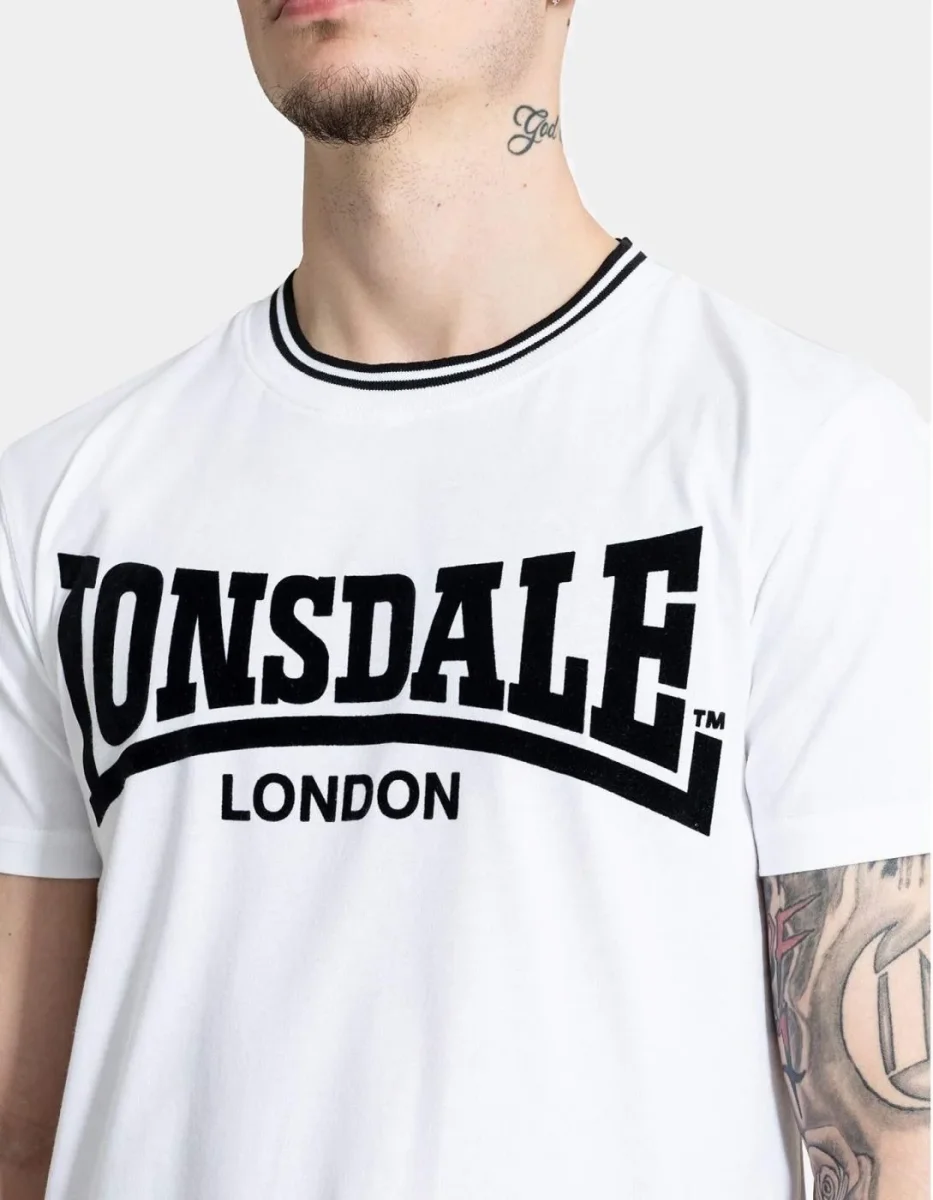 Camiseta LONSDALE POTTERNEWTON - White/Black - Imagen 4