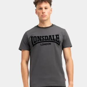 Camiseta LONSDALE POTTERNEWTON - Anthracite/Black
