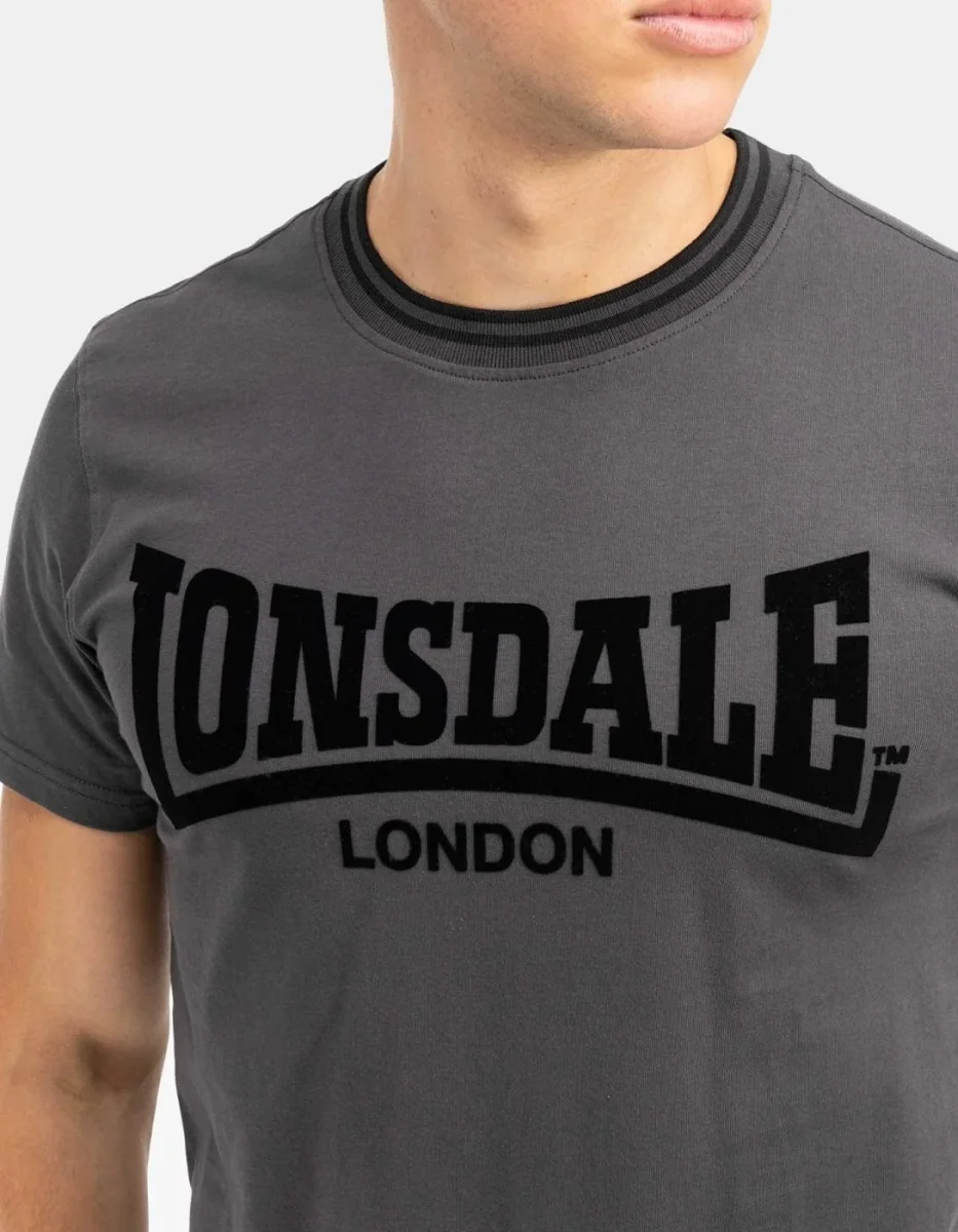 Camiseta LONSDALE POTTERNEWTON - Anthracite/Black - Imagen 5