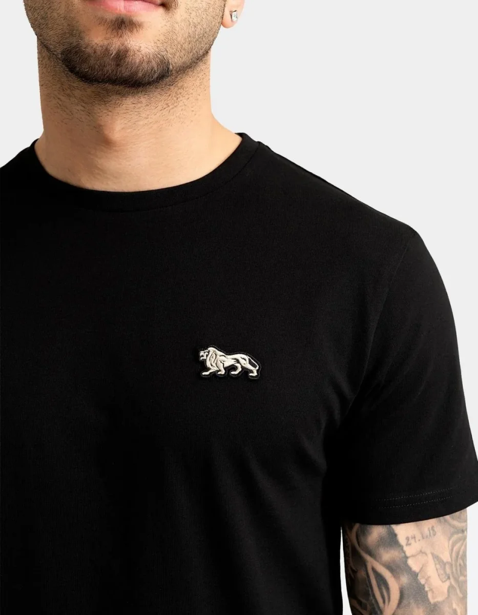 Camiseta LONSDALE SPIKHILL - Black/Ecru - Imagen 5