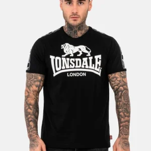 Camiseta LONSDALE STOUR - Black/White