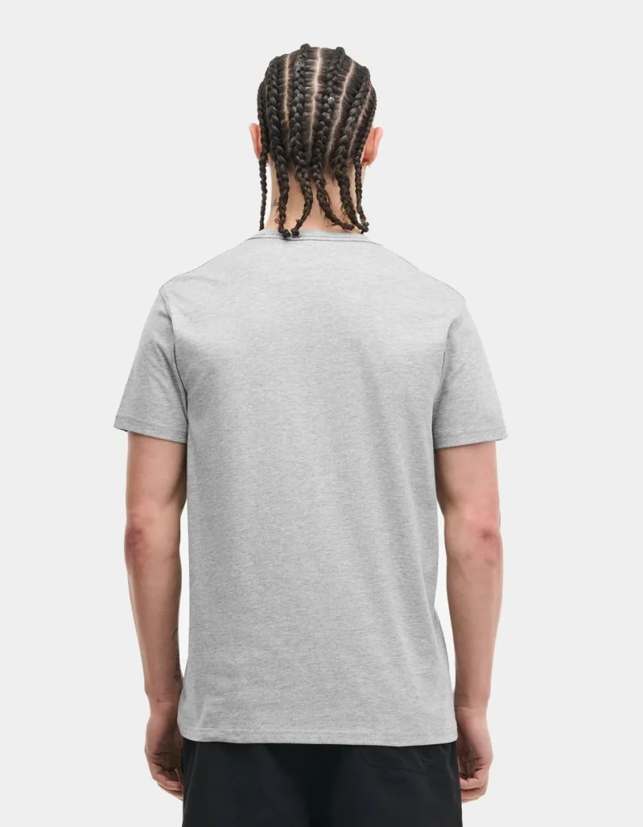 Camiseta LONSDALE TWO TONE - Marl Grey/Navy/Red - Imagen 3