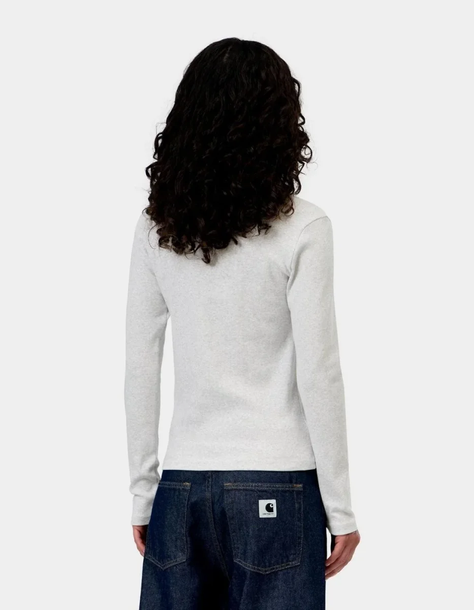 Camiseta Manga Larga CARHARTT WIP W' PHILIPA - Ash Heather - Imagen 3
