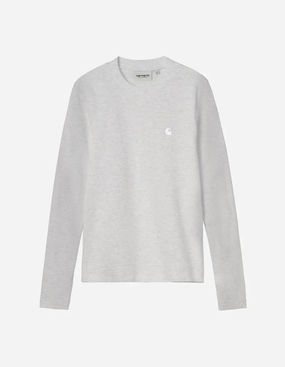 Camiseta Manga Larga CARHARTT WIP W' PHILIPA - Ash Heather - Imagen 5