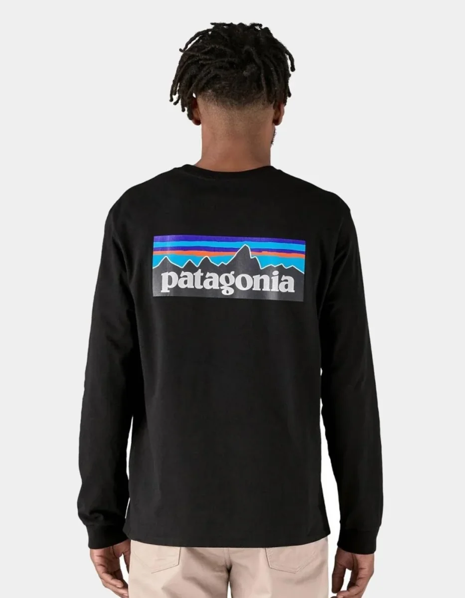 Camiseta Manga Larga P-6 LOGO RESPONSIBILI - Black