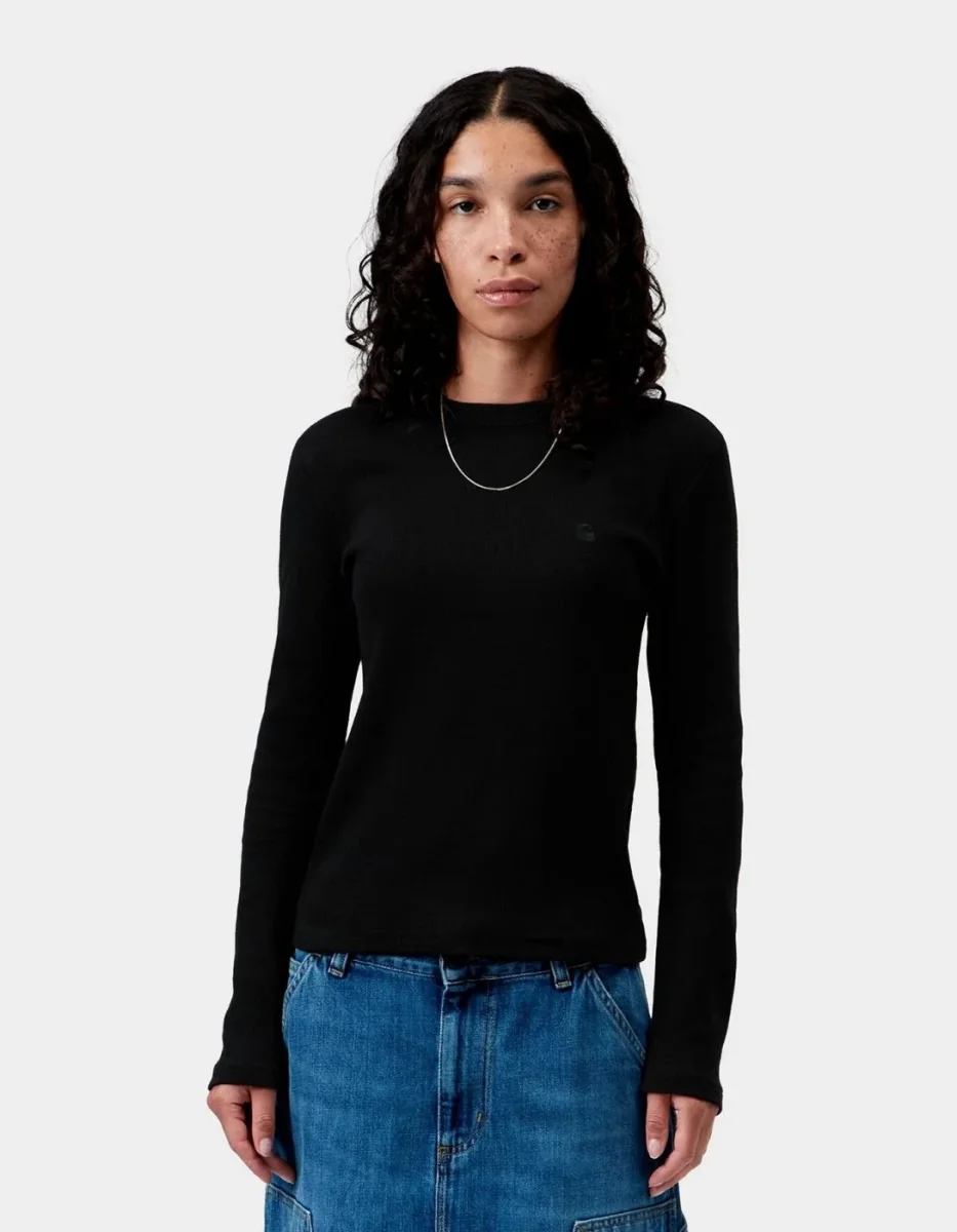 Camiseta Manga Larga CARHARTT WIP W' PHILIPA - Black