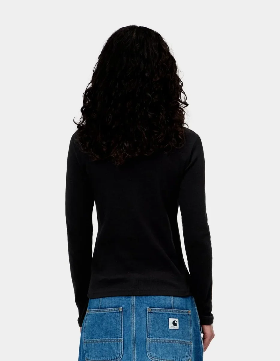Camiseta Manga Larga CARHARTT WIP W' PHILIPA - Black - Imagen 3