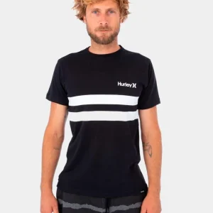 Camiseta HURLEY OCEANCARE BLOCK PARTY - Light Carbon