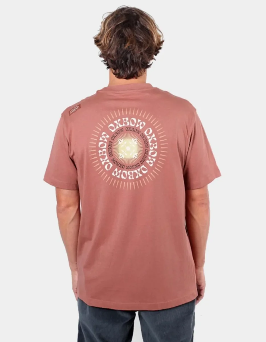 Camiseta OXBOW SPIRAL - Washed Rose