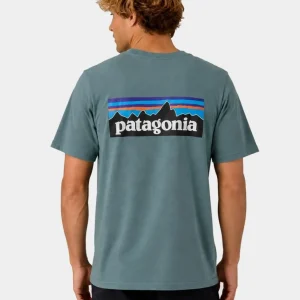 Camiseta PATAGONIA P-6 LOGO - Blue Sage