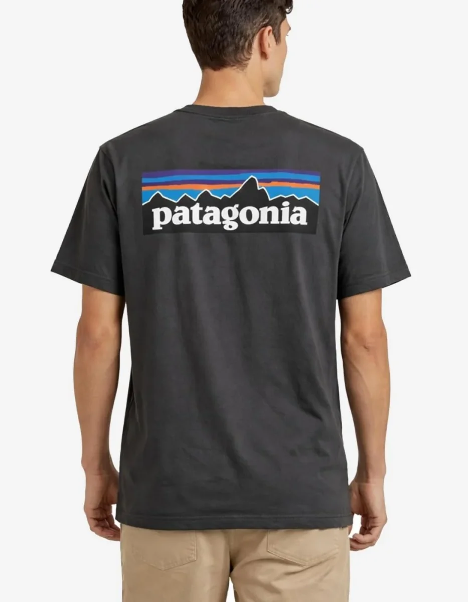 Camiseta PATAGONIA P-6 LOGO - Ink Black - Imagen 2