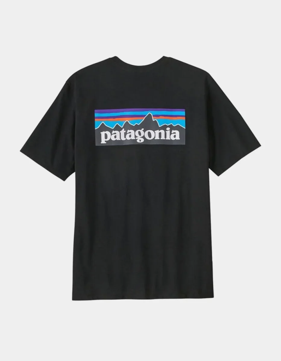 Camiseta PATAGONIA P-6 LOGO RESPONSIBILI - Black - Imagen 2