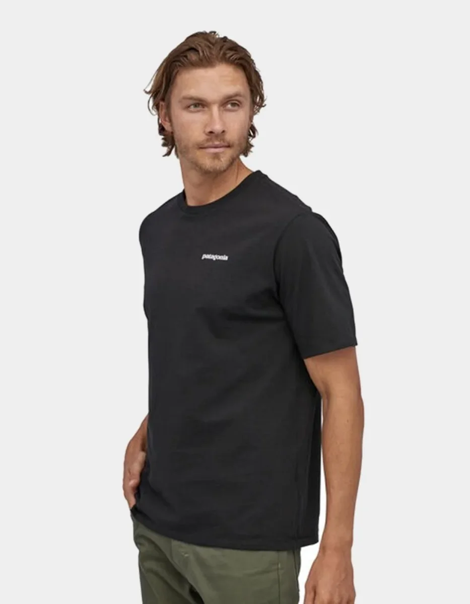 Camiseta PATAGONIA P-6 LOGO RESPONSIBILI - Black - Imagen 5