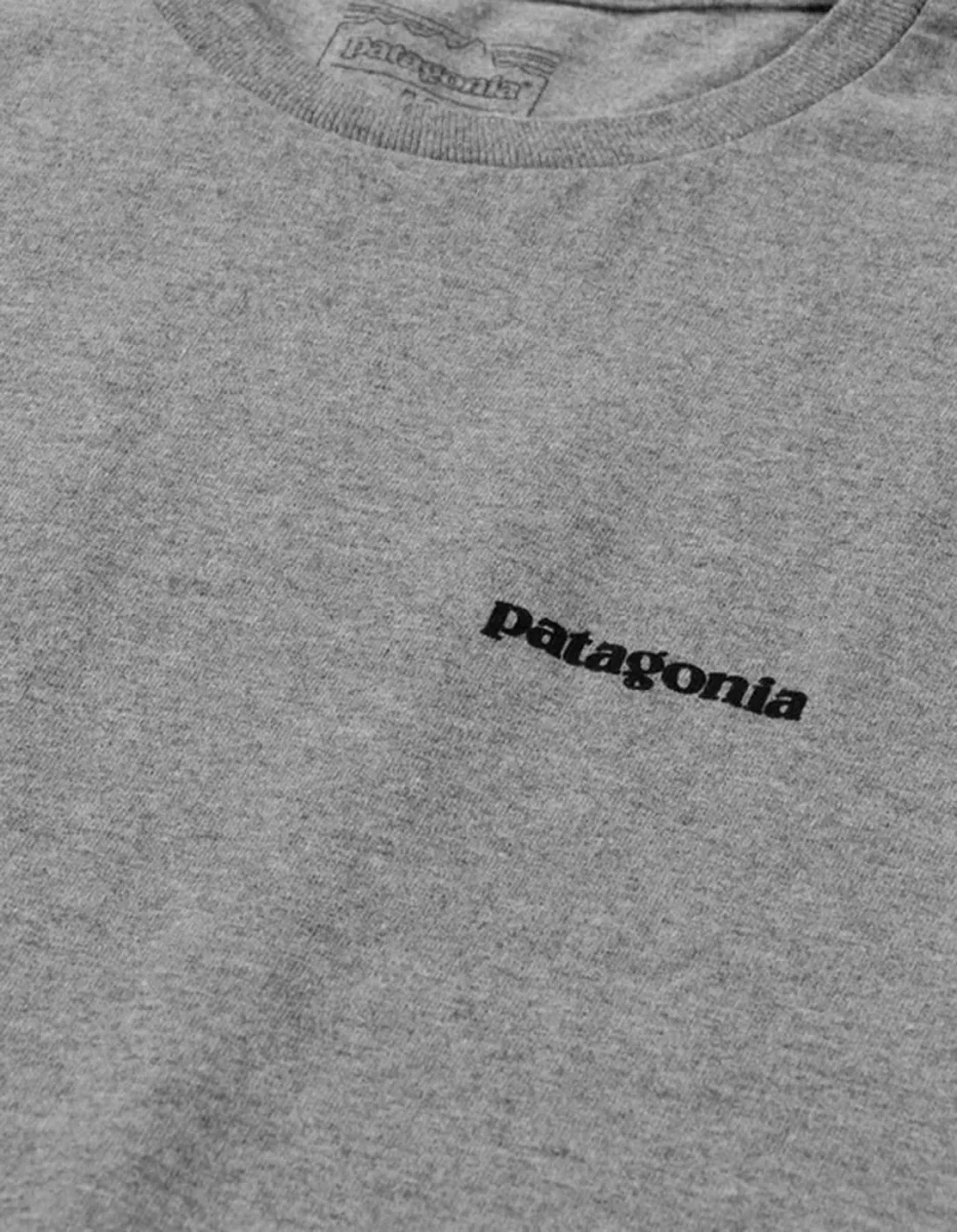 Camiseta PATAGONIA P-6 LOGO RESPONSIBILI - Gravel Heather - Imagen 5