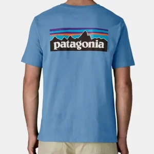 Camiseta PATAGONIA P-6 LOGO - Shore Blue