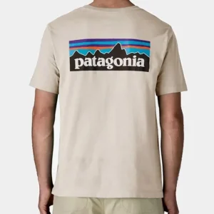 Camiseta PATAGONIA P-6 LOGO - Undyed Natural
