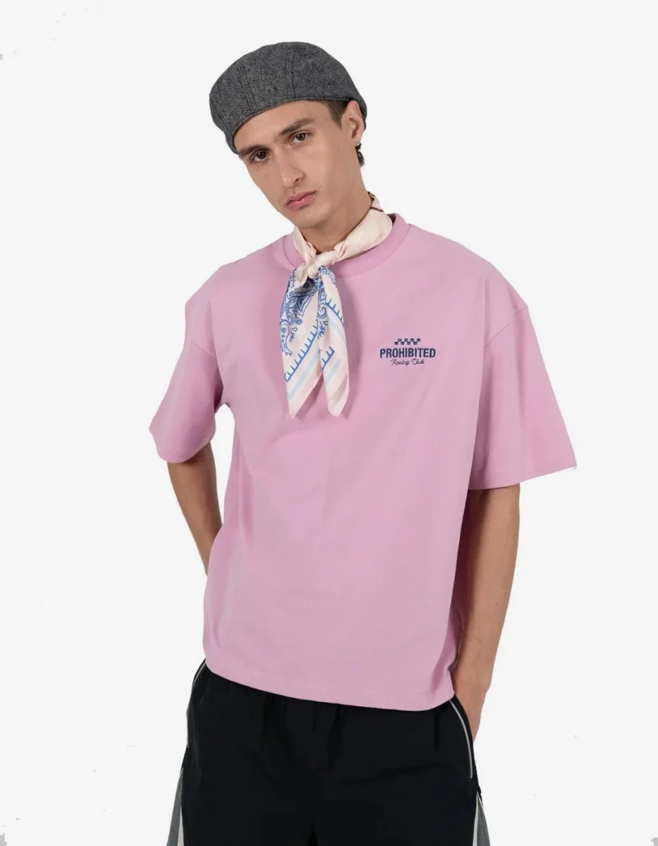 Camiseta PROHIBITED IN A RUSH - Rose - Imagen 2