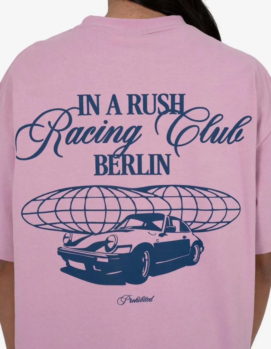 Camiseta PROHIBITED IN A RUSH - Rose - Imagen 5