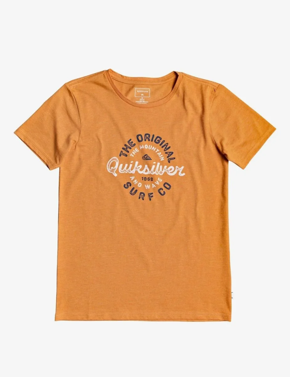 Camiseta Quiksilver (JUNIOR) MOTOR EMPTI - Apricot