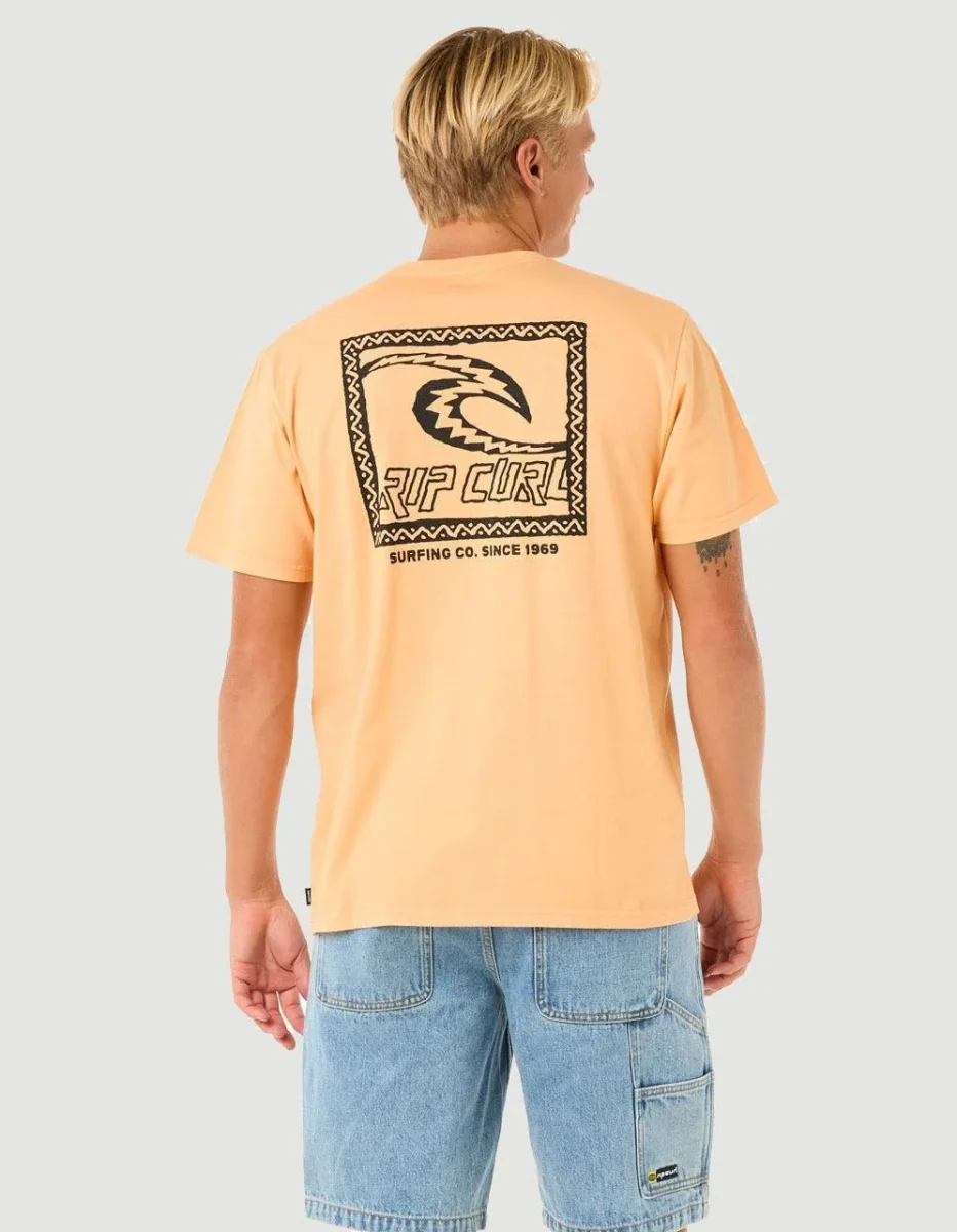 Camiseta RIP CURL RAW ENERGY TRAD - Mandarin Zest - Imagen 3