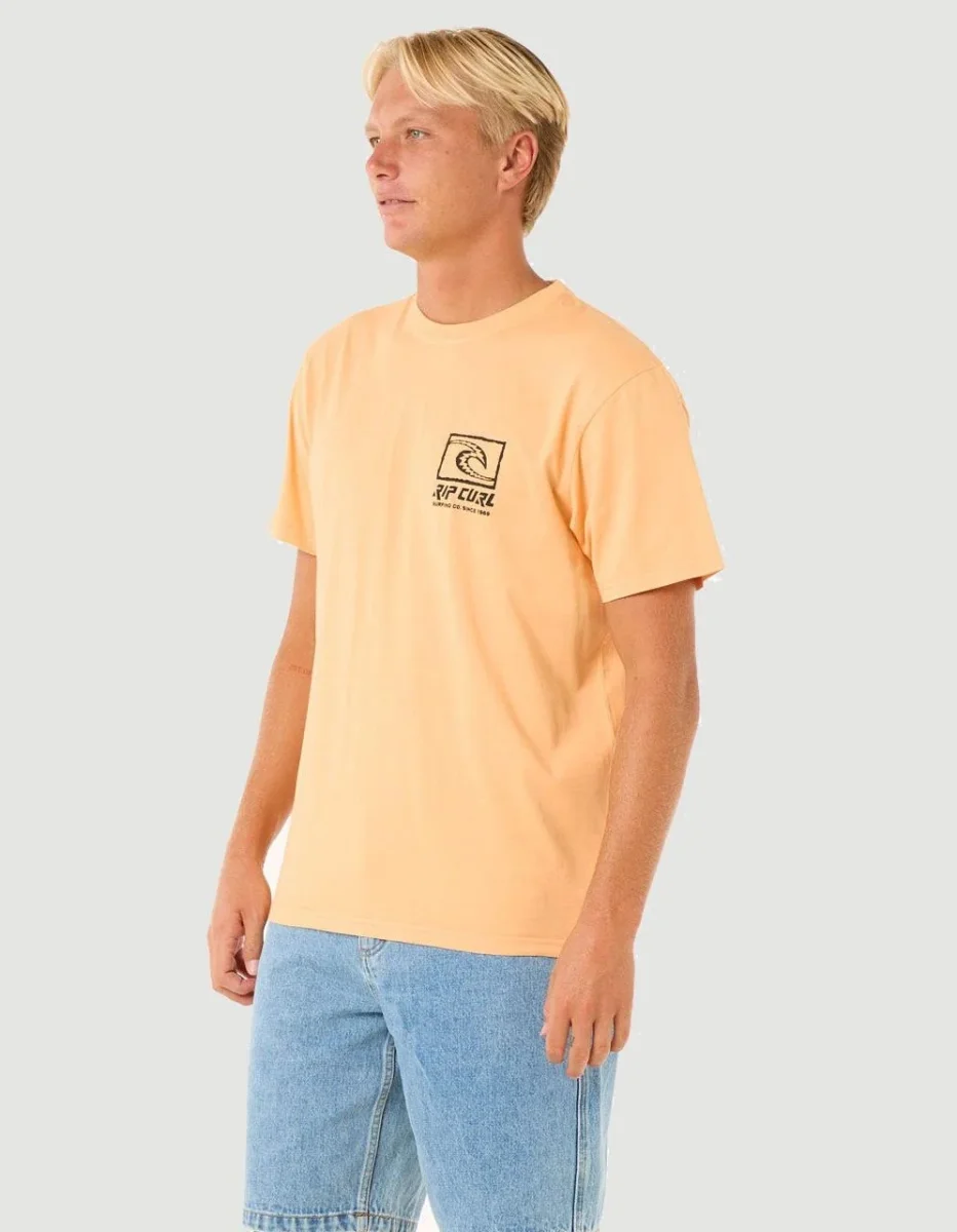 Camiseta RIP CURL RAW ENERGY TRAD - Mandarin Zest - Imagen 5