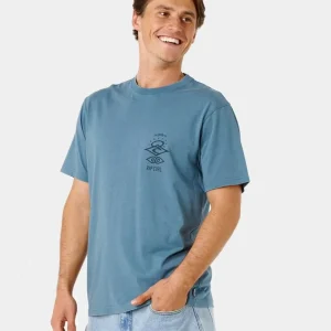 Camiseta RIP CURL SEARCH ICON - Bluefin