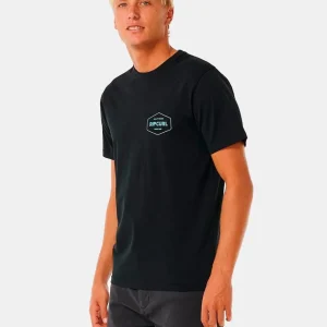 Camiseta RIP CURL STAPLER - Black