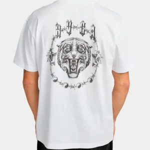 Camiseta RVCA DOUBLE TROUBLE - White