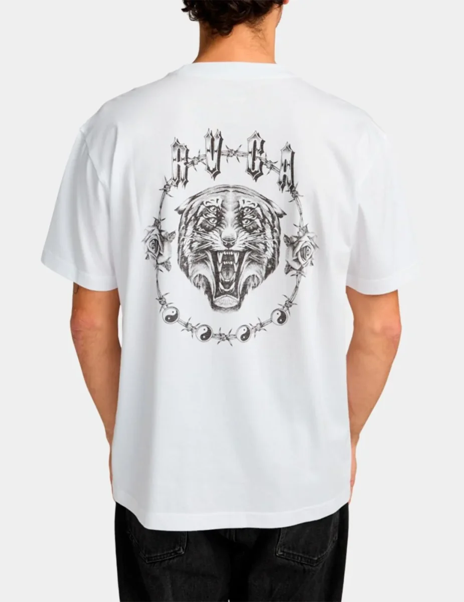 Camiseta RVCA DOUBLE TROUBLE - White - Imagen 2
