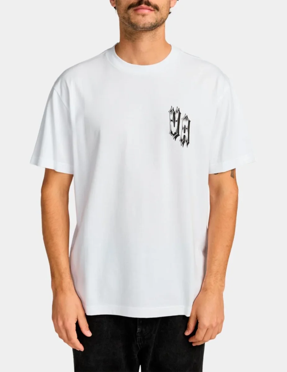 Camiseta RVCA DOUBLE TROUBLE - White - Imagen 3