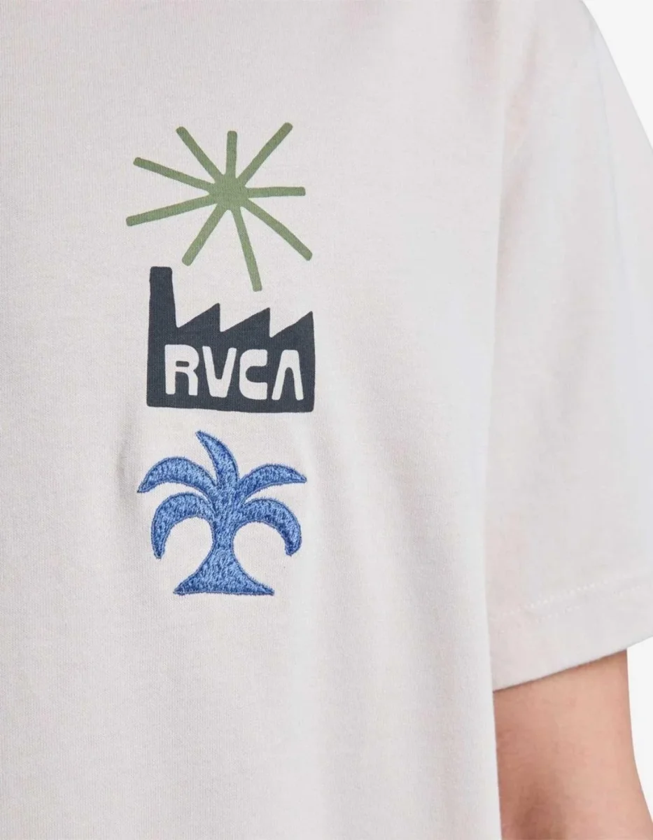 Camiseta RVCA MIRAGE - Moonbeam - Imagen 5