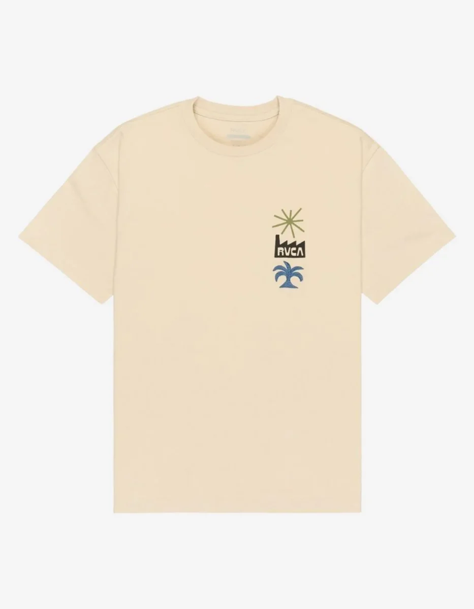 Camiseta RVCA MIRAGE - Moonbeam - Imagen 8